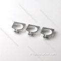 Pinces en aluminium personnalisées CNC 16mm pour tube